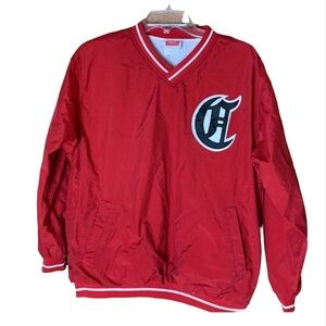 Boy’s Rawlings baseball pullover / windbreak jacket Size XL Red